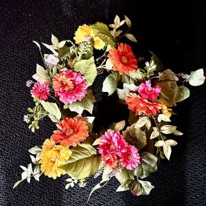 Artificial Silk Flower 💐 Wreath